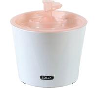 Fontaine à eau - ZOLUX - Calypso pour chat et chien - 3 L - Avec 2 filtres inclus - Rose