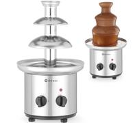 Hendi Fontaine à chocolat 3 niveaux – inox Ø215×H375 mm 230 V 46 W capacité jusqu'à 1,5 kg
