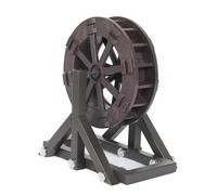 Fontaine à Roue à Eau, Fontaines de Jardin d'eau en Bois extérieures, Caractéristique d'eau extérieure pour la décoration du Jardin et du Balcon, Comprend Le Support(60 cm (23.6 in))