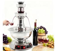 Fontaine à vin électrique, distributeur de boissons en acier inoxydable avec contrôle de la température, capacité de 3,5 l pour un usage commercial