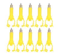 Fontaine Abreuvoir Lapin 11PCS, Interface Pipe Cuivre, Court 6cm - Durable, Installation Facile, Automatique, pour Élevage (4 Points de Long)