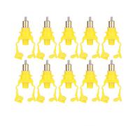 Fontaine Abreuvoir Lapin 11PCS, Interface Pipe Cuivre, Court 6cm - Durable, Installation Facile, Automatique, pour Élevage (Style Terrain 4 Points)