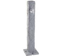 GARANTIA Fontaine GRANIT gris clair avec robinet laiton