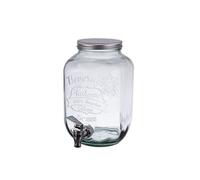 Fontaine Authentic 4 l avec couvercle et robinet - Table Passion - Transparent / Cristal - Verre Transparent G