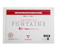 Fontaine bloc collé 1 côté 10F 26x36cm 300g grain fin