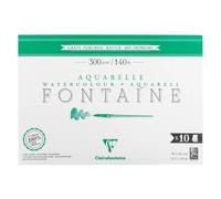 Fontaine bloc collé 1 côté 10F 36x51cm 300g grain torchon