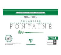 Fontaine bloc collé 4 côtés 20F 18x26cm 300g grain torchon
