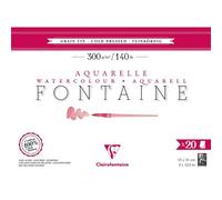 Fontaine bloc collé 4 côtés 20F 23x31cm 300g grain fin