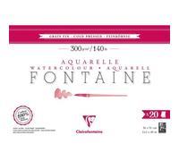 Fontaine bloc collé 4 côtés 20F 36x51cm 300g grain fin