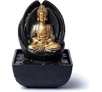 Fontaine Bouddha Méditant --13.3x13.3x17.5cm