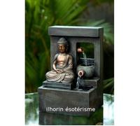 fontaine bouddha méditation ruisseau - Livraison Gratuite