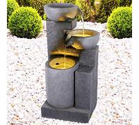 Fontaine Cascade de Jardin et d'Intérieur avec Lumière LED 230/12V, 71 cm