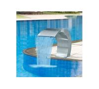 Fontaine cascade de piscine Acier inoxydable 45 x 30 x 60 cm