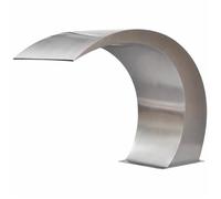 Fontaine cascade de piscine - vidaXL - Acier inoxydable - 30x60x45 cm - Argent - Résistante à l'eau chlorée