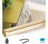 Fontaine cascade réglable avec buse anti-déversement pour caractéristiques d'eau personnalisées