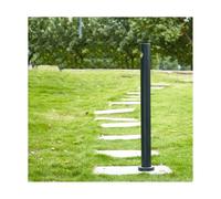 Fontaine Colonne d'eau verticale cylindrique for jardin, sans robinet, support de tuyau d'arrosage extérieur en acier inoxydable, fontaine décorative, borne d'incendie column(95x6cm)