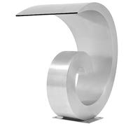 Fontaine d étang Acier inoxydable 50 x 30 x 53 cm Argenté