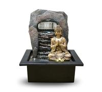 Fontaine d’Intérieur Bouddha Nature Zen Relaxante Lumière Coloré, Idée Cadeau Fête, Déco en Mouvement - Fontaine de Table, Objet Déco Feng Shui Porte-Bonheur, H25cm - Dao Zen’Light