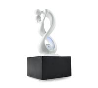 - Fontaine d'intérieur design éclairage LED Amor blanc et noir