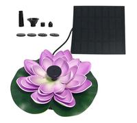 Fontaine de bain solaire pour oiseaux | Pompe de sécurité réglable,Pompe de fontaine solaire Décoration de jardin - Pour étang Piscine Terrasse Passerelle Poissons Aquarium Fête d'été