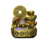 Fontaine de Bureau Fontaine d'intérieur de Style Chinois - Fontaine de Table en Cascade - Fontaine de Relaxation - Fontaine de Bureau Feng Shui pour la décoration intérieure de la Maison et du