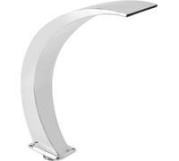 Fontaine de cascade pour piscine G1 Filetage interne en acier inoxydable 304 Design arrondi et incurvé Fontaine de piscine extérieure pour aire de jeux