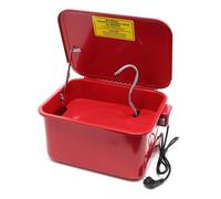 WilTec Fontaine de dégraissage Nettoyage de pièces mécaniques Bac de Lavage 13l avec Pompe Garage Atelier