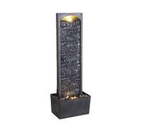 Fontaine De Jardin Avec Led Pomp, Teamson Home, Noir Noir