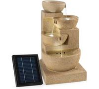 Fontaine de jardin - Blumfeldt Korinth - Fontaine décorative - 3W solaire LED - Polyrésine