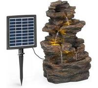 Messina Fontaine solaire en cascade batterie 4 niveaux 200 l/h 2,8 W