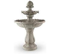 Fontaine de jardin - blumfeldt Vogelsbrunn - Fontaine décorative - 3W - Décoration de jardin - Alimentation solaire - Protection IP44 - Gris Gris G
