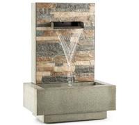Blumfeldt Watergate Fontaine de jardin intérieur / extérieur Pompe 15W Câble 10m
