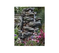 Fontaine De Jardin Bonorva Bloc De Rochers Avec Cascade Et ?clairage Led - Ubbink Multicolore
