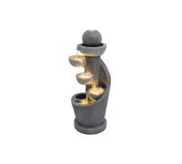 Fontaine de Jardin Cascade Electrique « Spiral Springs » Extérieure LED Pompe