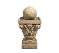 Fontaine de Jardin Cascade extérieur Chute d’Eau Lampe LED Gris Clair Teamson Home VFD8405-EU