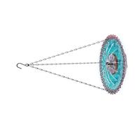 Fontaine de jardin d'extérieur pour oiseaux - Type à suspendre - Système de circulation d'eau ABS - Design adapté aux écureuils - Grande capacité