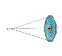 Fontaine de jardin d'extérieur pour oiseaux - Type à suspendre - Système de circulation d'eau ABS - Design adapté aux écureuils - Grande capacité