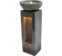 Fontaine de jardin électrique avec LED - Serenity Falls Jeu d'eau pour l'extérieur