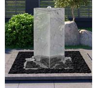 Fontaine de Jardin et Pompe Acier Inoxydable 76 cm Triangulaire Patio vidaXL