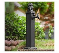 Fontaine de jardin extérieure autoportante avec robinet, borne d'incendie en acier inoxydable pour l'irrigation de la pelouse et du patio,Tall 76cm