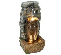 Fontaine de jardin HJKJYX Statue de fontaine - Style rétro - 26 × 20,5 × 57 cm