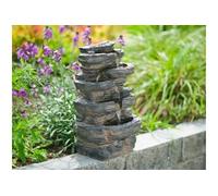 Fontaine De Jardin Miras Avec Cascade Et Éclairage Led - Ubbink Multicolore