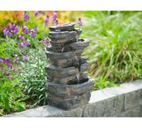 Fontaine De Jardin Miras Avec Cascade Et Éclairage Led - Ubbink Multicolore