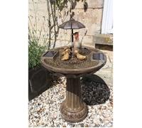 Fontaine de Jardin Solaire en Résine Effet Bronze - Smart Garden