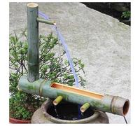Fontaine de jardin zen en bambou, kit de pompe de style japonais pour décoration intérieure et extérieure, fontaine à eau à étages en cascade