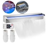 Fontaine de la Piscine - VEVOR - Lame d'Eau pour Piscine avec LED 60cm - Contrôle à Distance