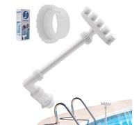 Fontaine de piscine - 18 x 19 x 37 cm - Arroseur de piscine - Avec LED - Refroidisseur de piscine à eau d'extérieur réglable - Accessoire de piscine - Cascade - SPR