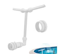 Fontaine De Piscine - Accessoires De Piscines À Double Jets pour Piscines Hors Sol/souterraine, Fontaine De Pulvérisation De Piscine Réglable À 360°, Arrosage De Jardin Extérieur