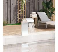 vidaXL Fontaine de piscine – Arc d'eau clair – Acier inoxydable 304