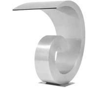 Fontaine De Piscine Cascade 50cm Lame De Cascade, Déversoir en Acier Inoxydable SS 304 pour Jardin De Descente Pure Extérieur